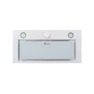 Hota Incorporabila Tornado Modul Glass 750 (60), 1 motor, latime 60 cm, 3 viteze, absorbtie 750 m3/ora, Alb - Img 2
