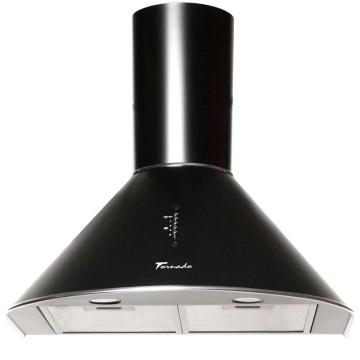 Hota tip Cupola Tornado Violla 750 (50) LED, 1 motor Turbo, latime 50 cm, 3 viteze, absorbtie 750 m3/ora, filtru anti-grasimi aluminiu 5 straturi, Negru - Img 4