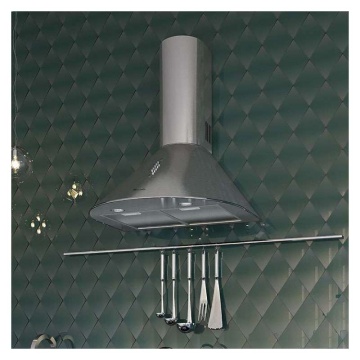 Hota tip Cupola Tornado Violla 750 (60) LED, 1 motor Turbo, latime 60 cm, 3 viteze, absorbtie 750 m3/ora, filtru anti-grasimi aluminiu 5 straturi, Inox - Img 1