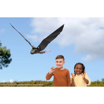 How to Train Your Dragon – Dragon zburător teleghidat bazat pe filmul "How To Train Your Dragon 2025", Negru, 4 ani+ - Img 8