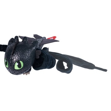 How To Train Your Dragon 2025 - Toothless Hug and Glide, Dragon de pluș interactiv 30 cm, Multicolor, 4 ani+ - Img 9
