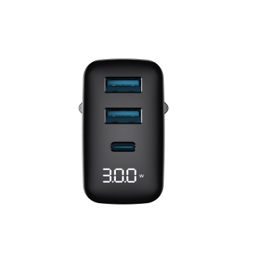 Incarcator priza HAVIT UCLE001 EU, 2 USB-A, 1 USB-C, 30W, Negru - Img 4