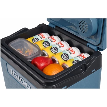 Ladă frigorifică electrică Igloo IE24, 24L, 12V/220V, răcire până la -20°C față de ambient, ventilator dublu, mod Eco, albastru - Img 6