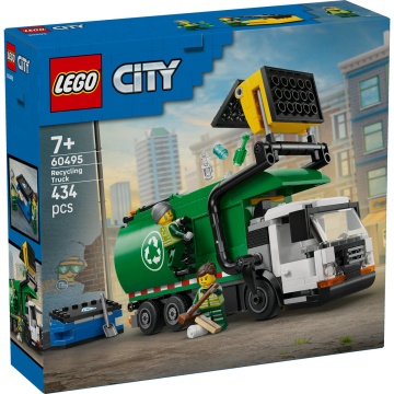 LEGO® City - Camion de reciclare 60495, 434 piese, 7 ani+ - Img 2