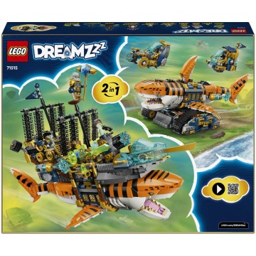 LEGO® DREAMZzz™ - Tancul tigru-rechin 71515, 1548 piese - Img 10