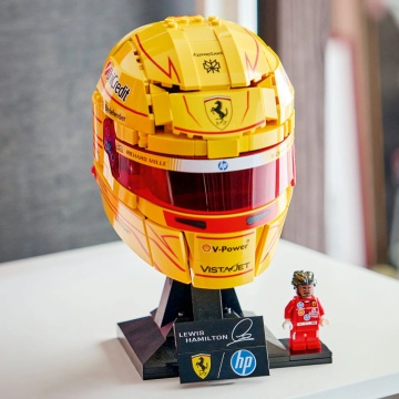 LEGO® Editions - Casca lui Lewis Hamilton Scuderia Ferrari HP 43022, 1884 piese - Img 4
