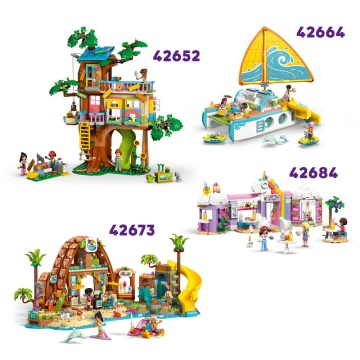 LEGO® Friends - Casa pe plaja cu foci 42699, 400 piese - Img 8