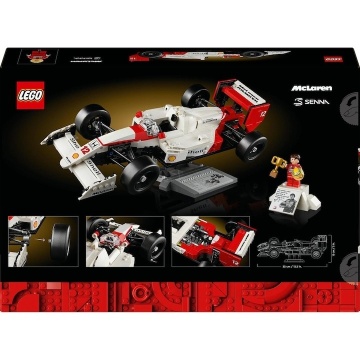 LEGO® Icons Creator Expert - McLaren MP4/4 si Ayrton Senna 10330, 693 piese - Img 4