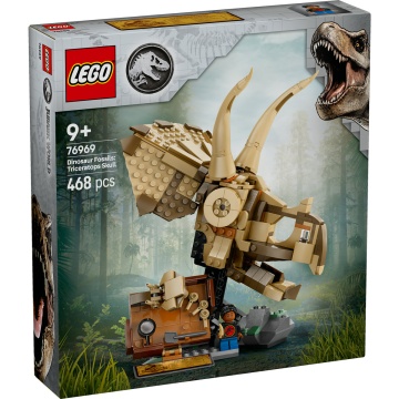 LEGO® Jurassic World - Fosile de dinozaur: craniu de Triceratops 76969, 468 piese - Img 2