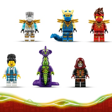 LEGO® Ninjago - Lupta la casa din copac cu vehicule ninja 71857, 642 piese - Img 5