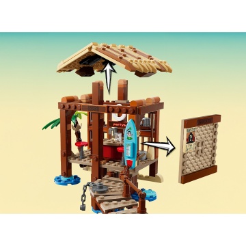 LEGO® ONE PIECE - Coliba in Satul Morii 75636, 299 piese - Img 8