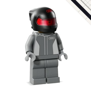 LEGO® Speed Champions - Masina de curse Audi Revolut F1® Team R26 77259, 216 piese - Img 5