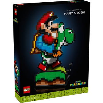 LEGO® Super Mario™ - Super Mario World: Mario si Yoshi 71438, 1215 piese - Img 2