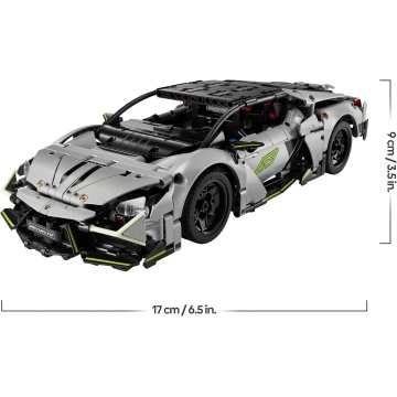 LEGO® Technic – Lamborghini Revuelto Super Sports Car 42214, 1135 Piese, 10 ani+ - Img 5