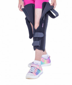 Orteza de genunchi fixa, pentru copii, Triamed Triafix Genu Junior, SRT332, Negru - Img 2