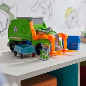 PAW Patrol, Camionul de Reciclare Crush N’ Roll cu Rocky, Multicolor, 3 ani + - Img 6