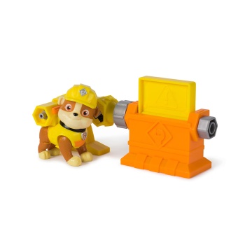 PAW Patrol Rubble & Wheeler, Set 2 Figurine Power Tool Pups, Multicolor, 3 ani+ - Img 4
