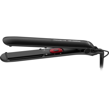 Placa de indreptat parul Rowenta EasyLiss Karl Lagerfeld SF161LF0, Ceramic Tourmaline, 200 °C, placi inteligente, functie Straight & Curl, incalzire rapida, cablu 1.8m, negru&rosu - Img 4