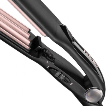Placa pentru creponat parul BaByliss 2165CE, 210 °C, Turmalina-Ceramica, Negru - Img 7