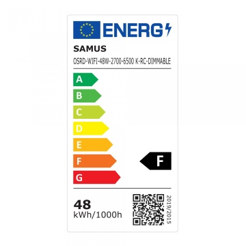 Plafoniera LED Smart cu tlc Samus OSRD-WIFI-48W-2700-6500K-RC-DIMMABLE,49 cm, 3360 lm - Img 6