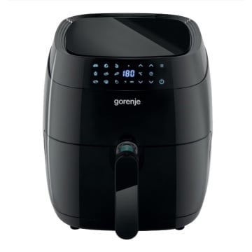 (Resigilat)Friteuza cu aer cald, Gorenje, AF1409DB, 1400 W, 3.5 l, 80 - 200° C, 9 programe, Negru