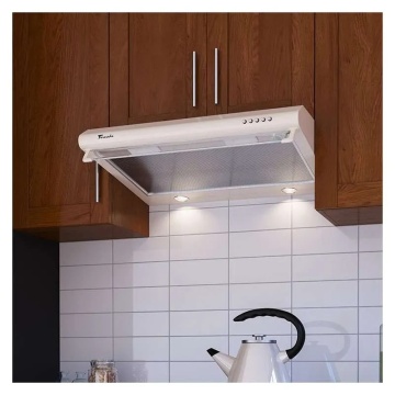 (Resigilat) Hota traditionala Tornado Bona 20 (60) LED, 2 motoare, latime 60 cm, absorbtie 560 m3/ora, filtru anti-grasimi aluminiu 5 straturi, Bej - Img 4