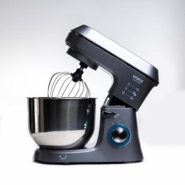 (Resigilat) Robot de bucatarie Vivax RM-61400SX, 1400W, Capacitate 6l, 6 trepte de viteza, functia Pulse, 3 accesorii detasabile, Gri/Argintiu - Img 2