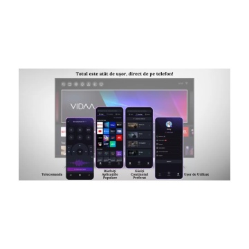 (Resigilat) Televizor Smart SCHNEIDER Ultra HD 4K 43SC691K de 109 cm, Sistem VIDAA OS, Wi-Fi, Netflix, YouTube, Prime Video, Disney Plus, Audio Dolby, Negru, Clasa E - Img 4