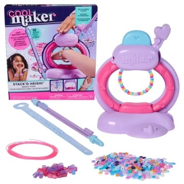 Set creativ pentru confectionarea bratarilor, Cool Maker, Stack'd Heishi