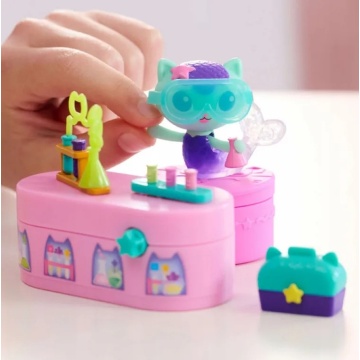 Set de joaca Gabby's Dollhouse - Bobble Kitty Mercat, Roz - Img 3