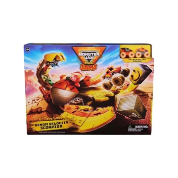 Set masini Monster Jam Mini 1:87 El Toro Loco - Venom Velocity Scorpion