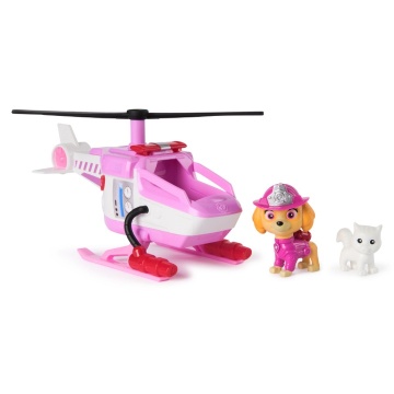Spin Master - Elicopter de jucarie Paw Patrol Fire Rescue Skye, set cu figurina - Img 4