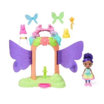 Spin Master - Set de joaca Gabbys Dollhouse Fairylandia cu figurina, aripi detasabile, accesorii interschimbabile - Img 5