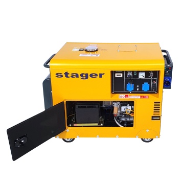 Stager DG 5500S+ATS Generator insonorizat 5kVA, monofazat, diesel, pornire electrica, automatizare - Img 2