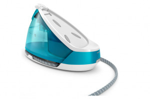 Statie de calcat cu boiler, Philips PerfectCare Compact Plus cu abur, cu talpă SteamGlide Plus și tehnologia OptimalTemp, 6.5 bari, Abur 120 g/min.; jet de abur 430g, Sistem de detartrare Smart Calc C - Img 3