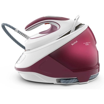 Statie de calcat Tefal Express Protect SV9201E0, 2800W, talpa Durilium Airglide, 7.5 bari, jet de abur 530 g/min, rezervor apa 1.8L, colector anticalcar, alb/mov - Img 2