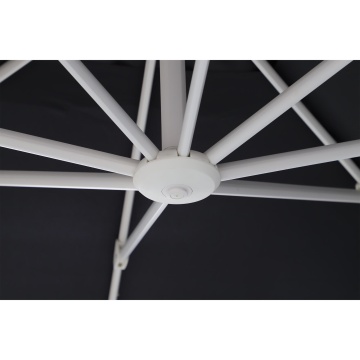 Umbrela terasa, aluminiu/otel/poliester, 286 x 286 cm, H 264 cm, gri antracit - Img 9