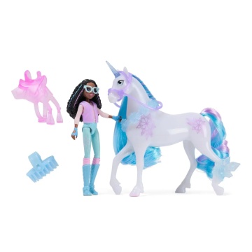 Unicorn Academy - Set de joacă Layla & Glacier Puterea prieteniei, Multicolor, 4 ani+ - Img 3