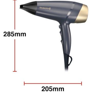 Uscator de par Remington Sapphire Luxe D5805, 2200 W, 3 trepte caldura, 2 viteze, Champagne/Bleumarin - Img 3