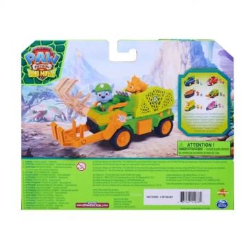Vehicul de salvare cu figurina, Paw Patrol, Dino Rescue Recycler, Rocky - Img 10