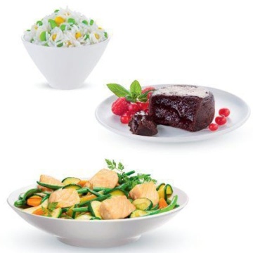 Aparat de gatit cu aburi Tefal VC145130, 900W, 6 L, timer de 60 de minute cu oprire automata, compatibil cu masina de spalat vase, nivel de apa vizibil, accesoriu pentru orez, alb/inox - Img 14