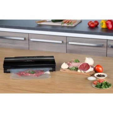 Aparat de vidat Tefal VacuPack Classic VT254070, 110 W, functie de sigilare si vidare automata, 2 programe, negru - Img 5