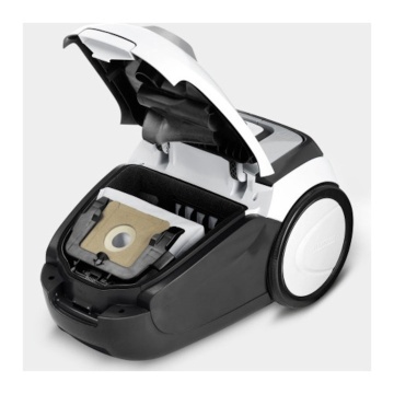 Aspirator cu sac Karcher VC 2, 1.198-035.0, 700W, 2 l, Tub telescopic din metal, HEPA 13, accesorii, Alb/Negru - Img 7