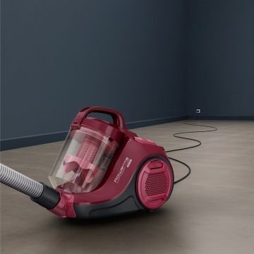 Aspirator fara sac Rowenta Swift Power Cyclonic RO2910EA, 750W, 3 niveluri de filtrare, acoperire 7.5m, motor Effitech, rosu - Img 8