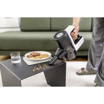 Aspirator vertical Karcher VCS 3 Nano Complete, compact 1,2 kg, putere mare de aspirare 300 W, baterie lithium 50 min autonomie, sistem multi-filtru HEPA, ideal apartamente mici si curatare rapida - Img 4