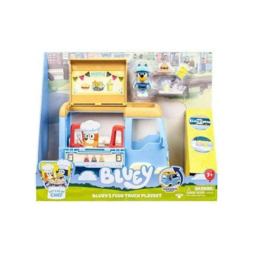 Bluey - Set de joaca Bluey si Furgoneta cu Mancare, multicolor, 3 ani+
