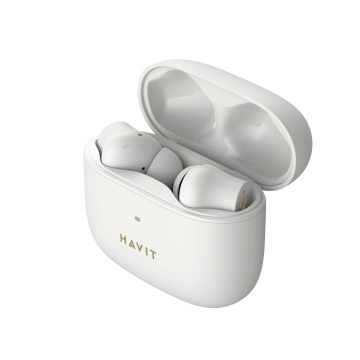 Casti HAVIT TW958 PRO, Bluetooth 5.3, TWS, In-Ear, Control tactil, Bej - Img 1