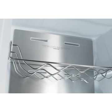 Combina frigorifica VIVAX CF-3781DNF BG, 378L, Clasa E, Total No Frost si No Frost Multi Air Flow, Termostat digital LED, Iluminare LED, Fast Freeze, Avertizare sonora, Usi reversibile, H 197cm, Sticla Neagra - Img 4