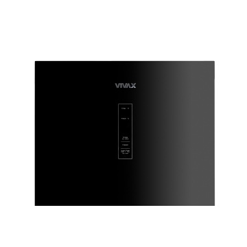 Combina frigorifica VIVAX CF-3781DNF BG, Capacitate 378L, Clasa E, Total No Frost si No Frost Multi Air Flow, Termostat digital LED, Iluminare LED, Fast Freeze, Avertizare sonora, Uși reversibile, Înalțime 201 cm, Sticla Neagra - Img 3