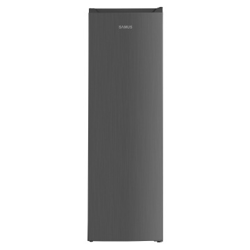 Congelator Samus SCGXE336NFE, 204 L, Full No Frost, Clasa E, 4 sertare, Afisaj electronic LED, Super Freezing, Inox